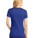 District Made DM1170L Ladies Perfect Weight V Neck Deep Royal back view