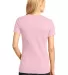 District Made DM1170L Ladies Perfect Weight V Neck Light Pink back view