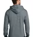 District Made 153 Mens Mini Stripe Full Zip Hoodie New Navy/White back view