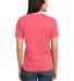 District Made 153 Ladies Modal Blend Relaxed V Nec Coral back view
