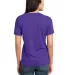District Made 153 Ladies Modal Blend Relaxed V Nec Purple back view