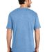 District Made Mens Perfect Weight Crew Tee DT104 in Clean denim back view