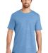 District Made Mens Perfect Weight Crew Tee DT104 in Clean denim front view