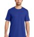 District Made Mens Perfect Weight Crew Tee DT104 in Deep royal front view