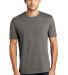 District Made Mens Perfect Weight Crew Tee DT104 in Hthrd charcoal front view