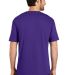District Made Mens Perfect Weight Crew Tee DT104 in Purple back view