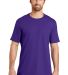 District Made Mens Perfect Weight Crew Tee DT104 in Purple front view