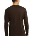 District Made 153 Mens Perfect Weight Long Sleeve  Espresso back view