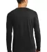 District Made 153 Mens Perfect Weight Long Sleeve  Jet Black back view