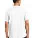 District Made 153 Mens Perfect Weight V Neck Tee D Bright White back view