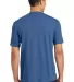 District Made 153 Mens Perfect Weight V Neck Tee D Maritime Blue back view