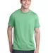 District Young Mens Tri Blend Crew Neck Tee DT142 Green Hthr front view