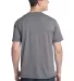 District Young Mens Tri Blend Crew Neck Tee DT142 Grey Heather back view