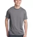 District Young Mens Tri Blend Crew Neck Tee DT142 Grey Heather front view