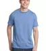 District Young Mens Tri Blend Crew Neck Tee DT142 Maritime Hthr front view