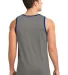 District Young Mens Cotton Ringer Tank DT1500 Grey/Dp Royal back view