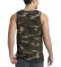 District Young Mens Cotton Ringer Tank DT1500 Military Camo back view
