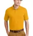 8800 Gildan® Polo Ultra Blend® Sport Shirt in Gold front view