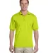 8800 Gildan® Polo Ultra Blend® Sport Shirt in Safety green front view