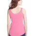 District Juniors Cotton Swing Tank DT2500 Pink back view