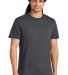 District Young Mens Concert Tee DT5000 in Charcoal front view