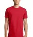District Young Mens Concert Tee DT5000 New Red front view