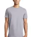 District Young Mens Concert Tee DT5000 Silver front view