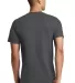 District Young Mens Concert V Neck Tee DT5500 Charcoal back view