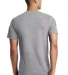 District Young Mens Concert V Neck Tee DT5500 Heather Grey back view