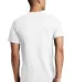District Young Mens Concert V Neck Tee DT5500 White back view