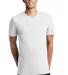 District Young Mens Concert V Neck Tee DT5500 White front view