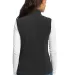 Eddie Bauer Ladies Fleece Vest EB205 Black back view
