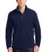 Port Authority Value Fleece 14 Zip Pullover F218 in True navy front view