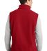Port Authority Value Fleece Vest F219 in True red back view