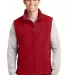 Port Authority Value Fleece Vest F219 True Red front view