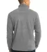 Port Authority Microfleece 12 Zip Pullover F224 Pearl Grey back view