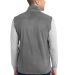 Port Authority Microfleece Vest F226 in Pearl grey back view