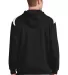 Sport Tek Pullover Hooded Sweatshirt with Contrast Black back view