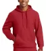 Sport Tek Super Heavyweight Pullover Hooded Sweats in Red front view