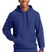Sport Tek Super Heavyweight Pullover Hooded Sweats in Royal front view