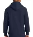 Sport Tek Super Heavyweight Pullover Hooded Sweats in True navy back view