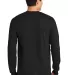 2400 Gildan Ultra Cotton Long Sleeve T Shirt  in Black back view