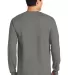 2400 Gildan Ultra Cotton Long Sleeve T Shirt  in Charcoal back view
