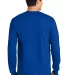 2400 Gildan Ultra Cotton Long Sleeve T Shirt  in Royal back view