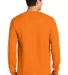 2400 Gildan Ultra Cotton Long Sleeve T Shirt  in S orange back view