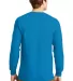 2400 Gildan Ultra Cotton Long Sleeve T Shirt  in Sapphire back view