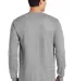 2400 Gildan Ultra Cotton Long Sleeve T Shirt  in Sport grey back view