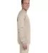 2400 Gildan Ultra Cotton Long Sleeve T Shirt  in Sand side view