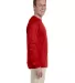 2400 Gildan Ultra Cotton Long Sleeve T Shirt  in Red side view