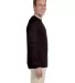 2400 Gildan Ultra Cotton Long Sleeve T Shirt  in Dark chocolate side view